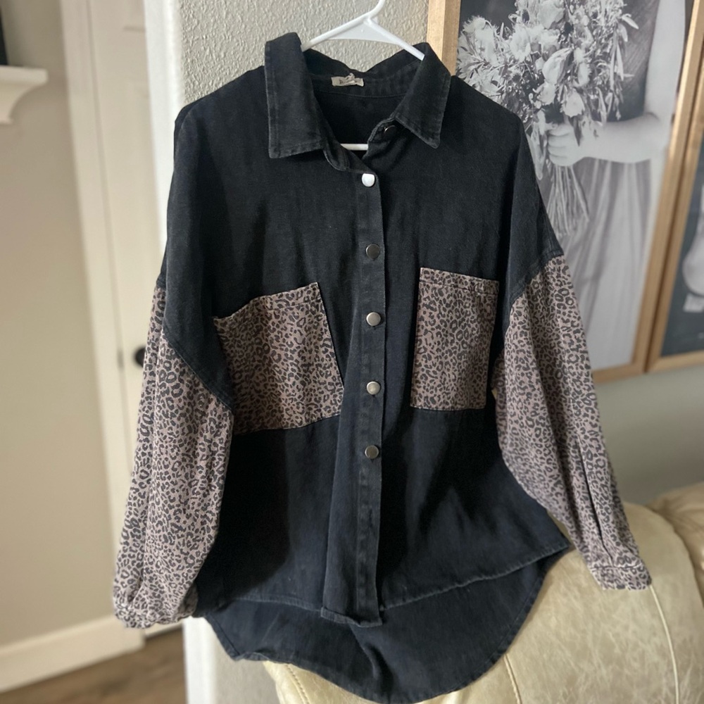 Leopard Print Shacket
